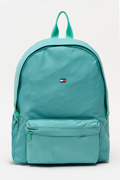 Tommy Hilfiger, Rucsac cu logo discret Essential, Verde pal