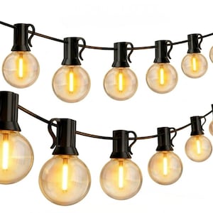 Ghirlanda Luminoasa de exterior 10.00 m. cu 20 globuri LED mate