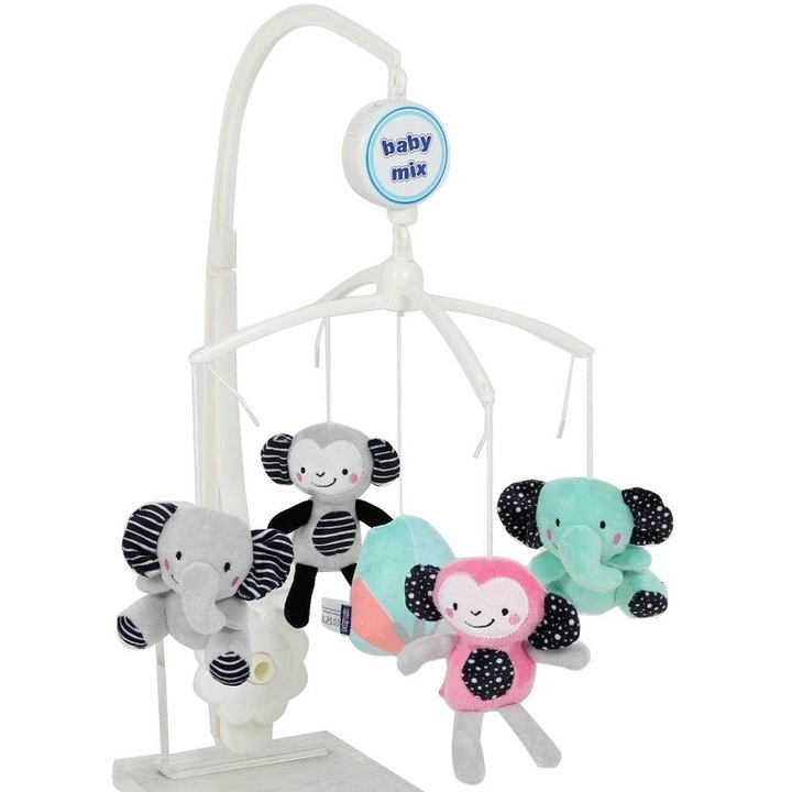 Baby Mix többszínű kiságyforgó 12cm
