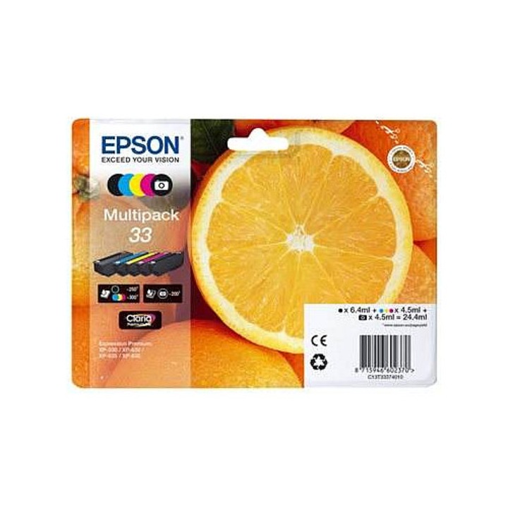 Epson 33 tintapatron készlet, multipack, többszínű, 24.4ml