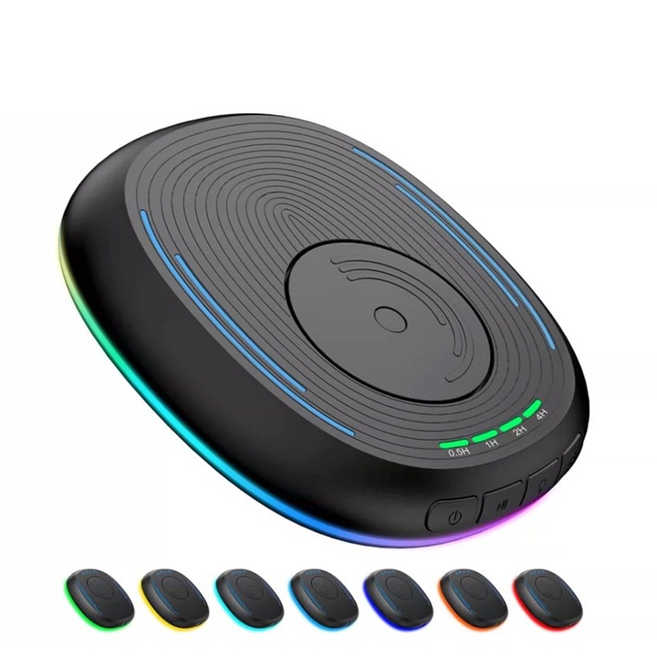 Egér Virtuális, SDLOGAL, Egér Remegés, Szimulálja az Egér Mozgását, Kapcsolóval, Csendes Mód, Alvásgátló Mód, Időzítő, USB Interfész, Illesztőprogram Nélkül, Diszkrét, Hangulatvilágítás, Fekete