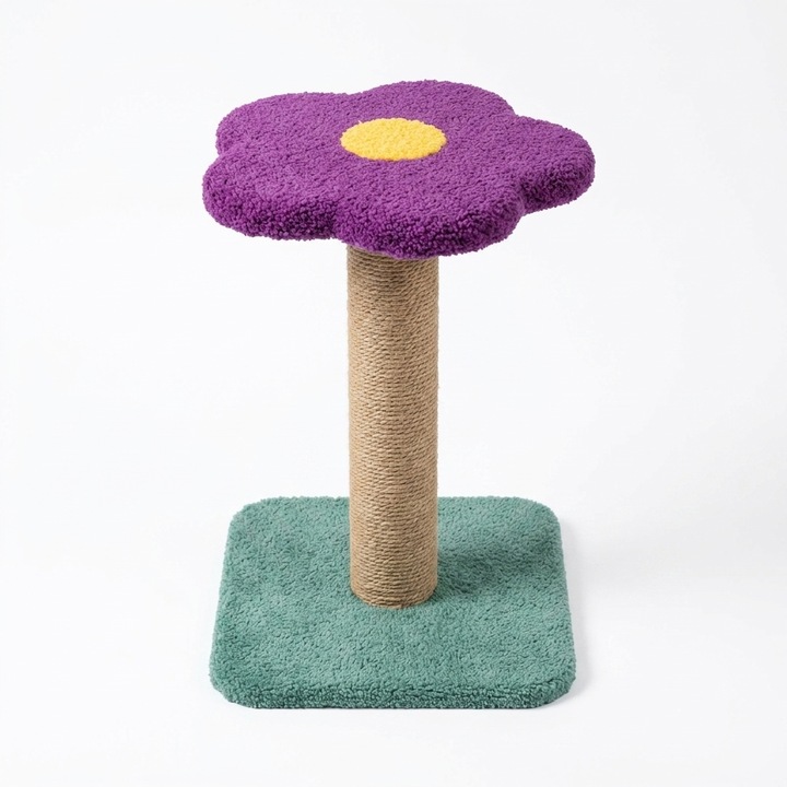 Ansamblu de catarat pentru pisici confortabil & copac pentru pisici – plus tip teddy, stalpi de zgariat din sisal, 30X30X33cm