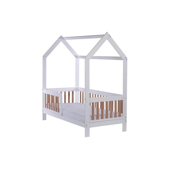 Pat copii Drewex Casa Bambini multicolor 160x80x174 cm lemn fag pin