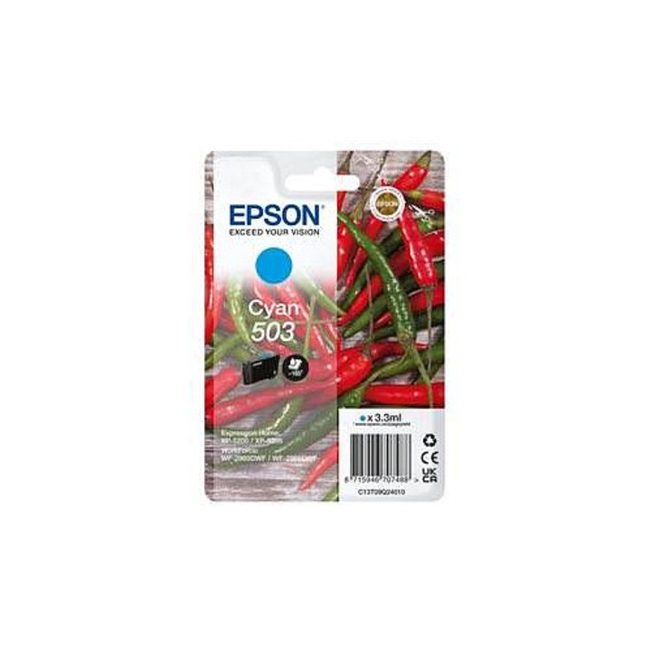 Epson 503 tintapatron, 3.3ml, kék, eredeti, 3.3ml