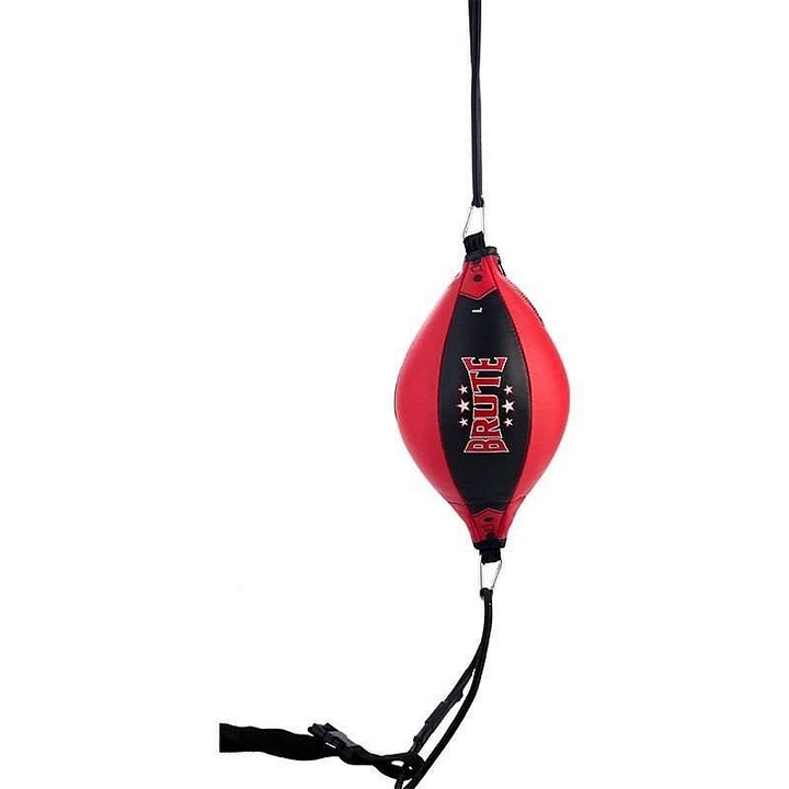 BRUTE Dupla végű boxzsák, strapabíró, piros-fekete, 36cm