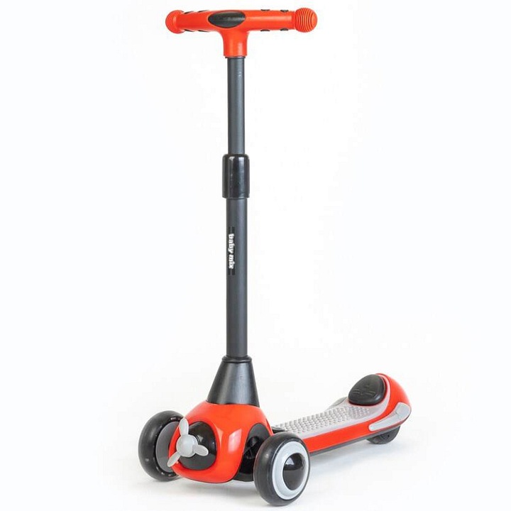 Baby Mix Moovi elektromos roller, piros, 64.5x31.5x78.5 cm, 50 kg