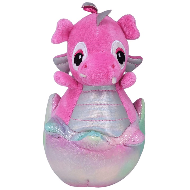 Jucarie de plus Sparkys Dracusor in ou 20x11x12cm multicolor