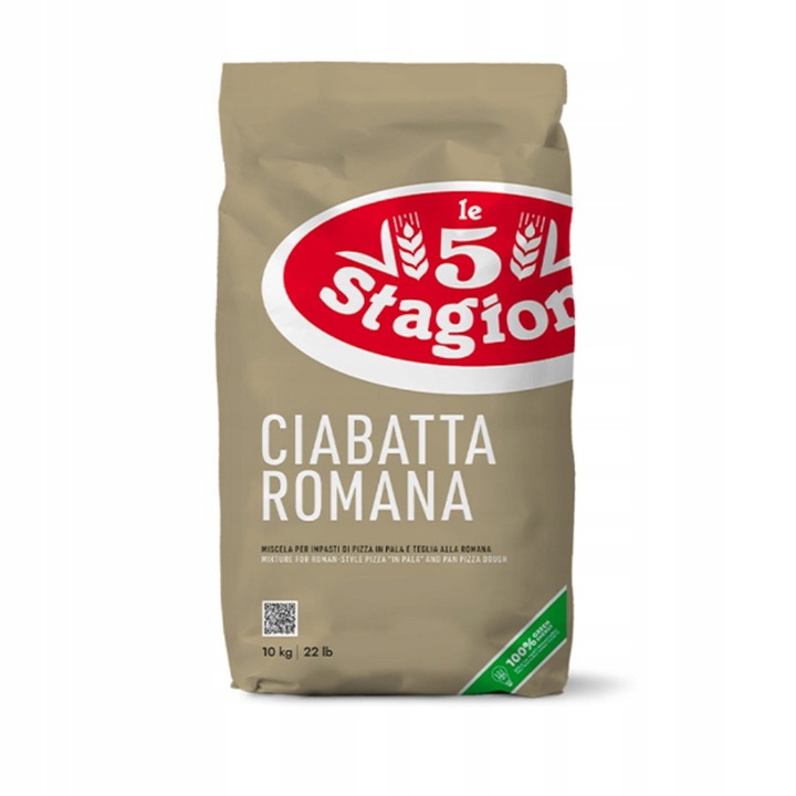 Mix profesional pentru ciabatta si pizza romana Le 5 Stagioni Ciabatta Romana, 10 kg