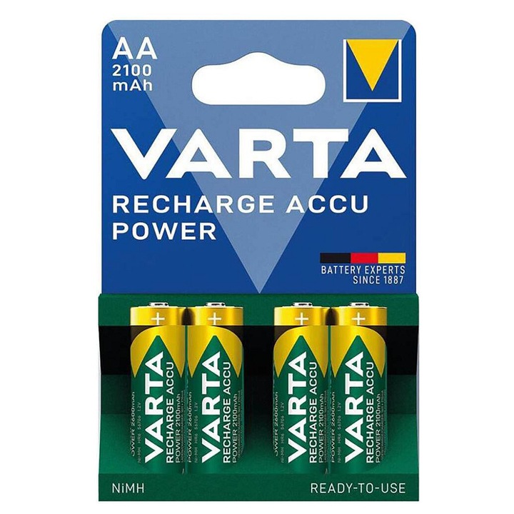 Baterii AA Varta 2100mAh 4 buc rechargeable