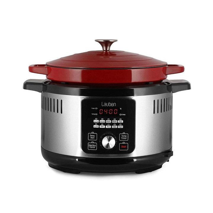 Multicooker Lauben 6000RS 6l litina emailata negru 1500W