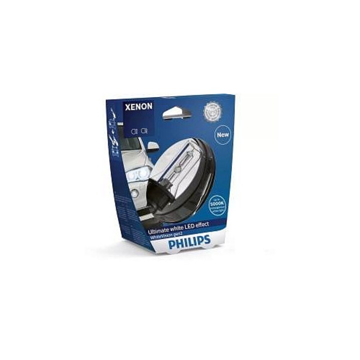 Автомобилна крушка Philips WhiteVision Xenon 42V 35W PK32d-5 3200lm 5000K 1бр