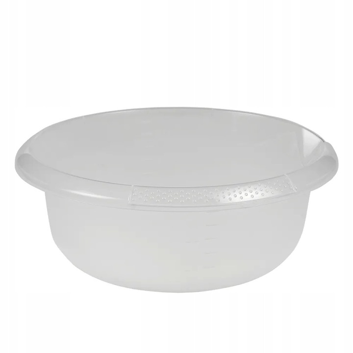 Set 5 boluri de bucatarie Keeeper, plastic transparent, 20x8cm-36x15cm