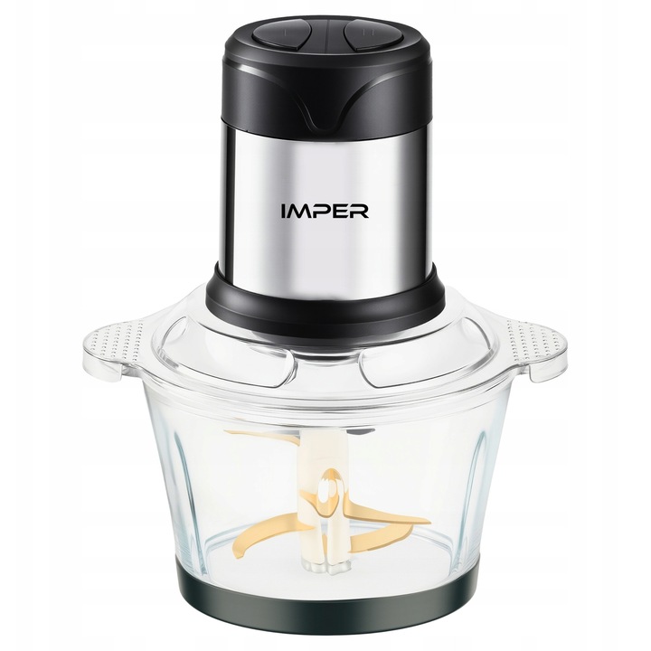 Електрически чопър Imper 500W за зеленчуци, месо, плодове, бял