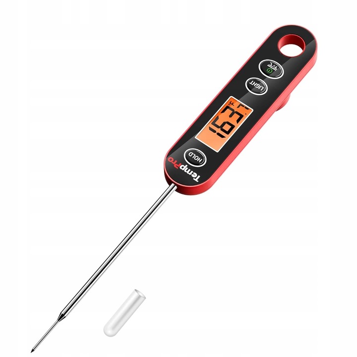 Дигитален термометър ThermoPro E30, 12см сонда, черен