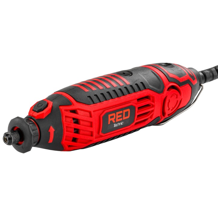 RED TECHNIC Mini Egyenes Csiszoló és Gravírozó – 280W, 8000-35000 rpm – Szabályozható fordulatszám (RTMST0115)