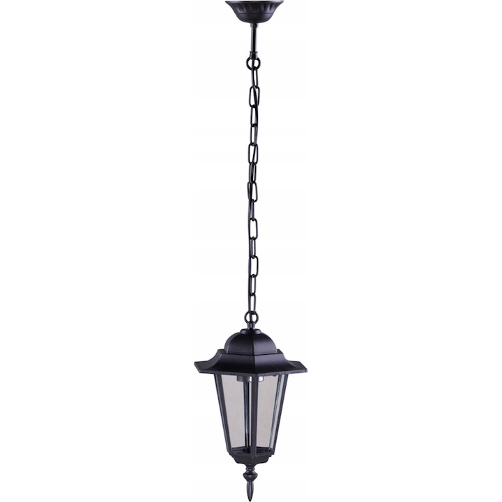 Lampa de gradina Kaja Standard metalica neagra 84x20x20cm IP44 E27