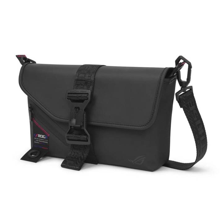 ASUS ROG SLASH Sling Bag 2.0 чанта за през рамо, водоотблъскваща, черна