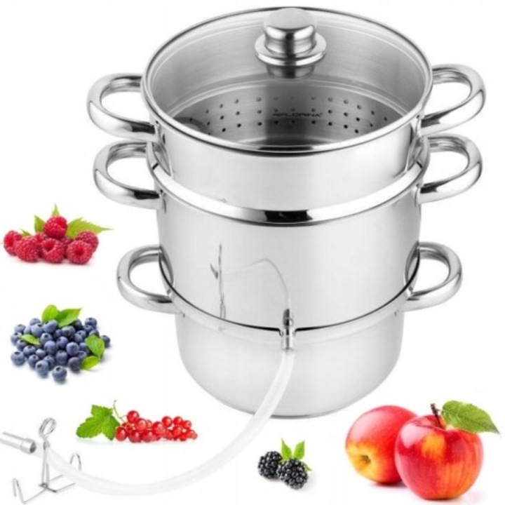 Zilner inox 8L 26x15cm edénykészlet többszínű
