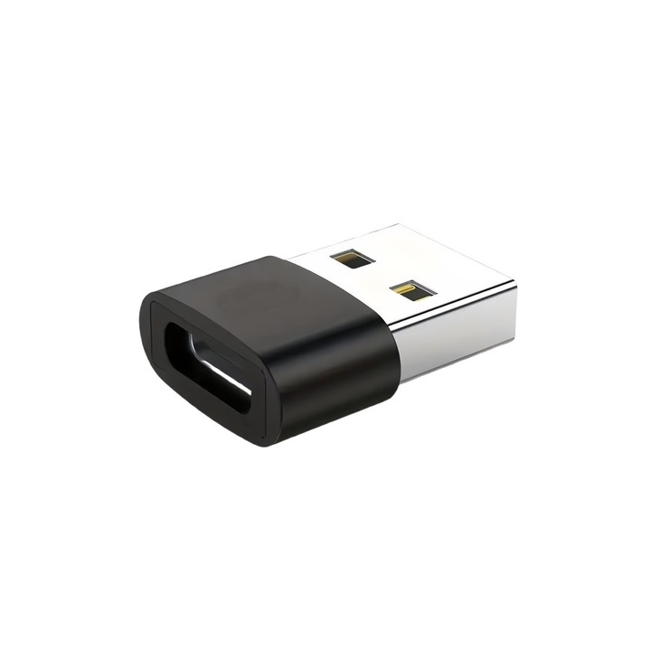 Univerzális adapter - Type-C (USB-C) bemenet / USB kimenet, fekete