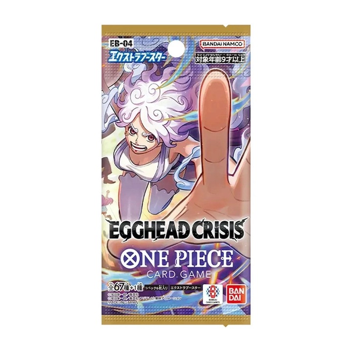 One Piece EB-04 Egghead Crisis Booster Csomag (5db Japán One Piece Manga Kártya)