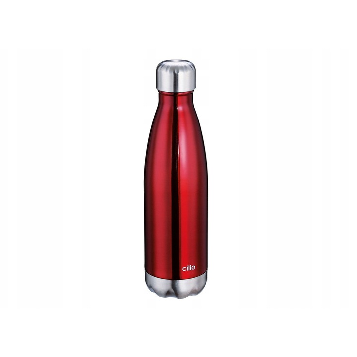 Cilio termoszpalack 0,5l piros rozsdamentes acél 6,5x26cm