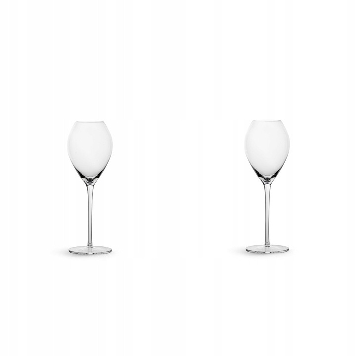 Set 2 pahare sampanie Sagaform, 0.2l, sticla, 7x20cm