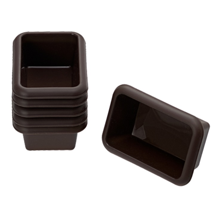 Комплект от 6 мини форми за хляб Lurch FlexiForm платинен силикон 11x6x4cm