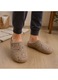 Papuci de casa barbati Estro, din postav natural, model texturat multicolor, talpa usoara si ergonomica, Maro/Bej, Maro bej