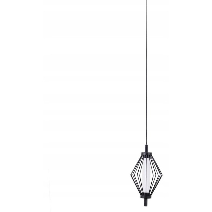 Italux Sevil függőlámpa, fekete, 12,5x120cm, LED 5W, meleg fehér