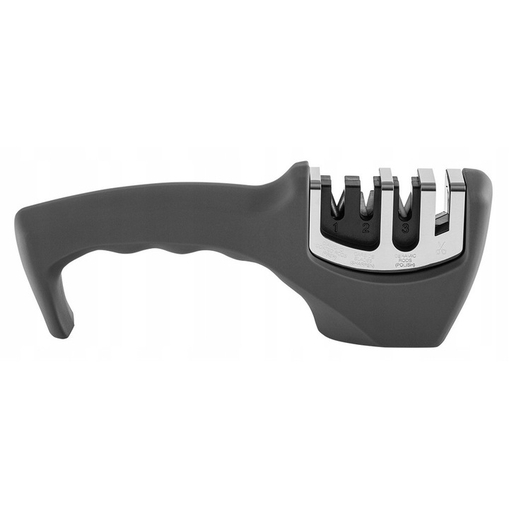 Ascutitoare cu 4 functii Vinzer, diamant, tungsten, ceramica, negru, 26.5x7x5cm