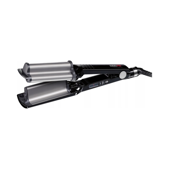 Маша за коса Babyliss Pro BAB2369TTE титаниево-турмалинова, регулиране на температурата 140-210°C, черна