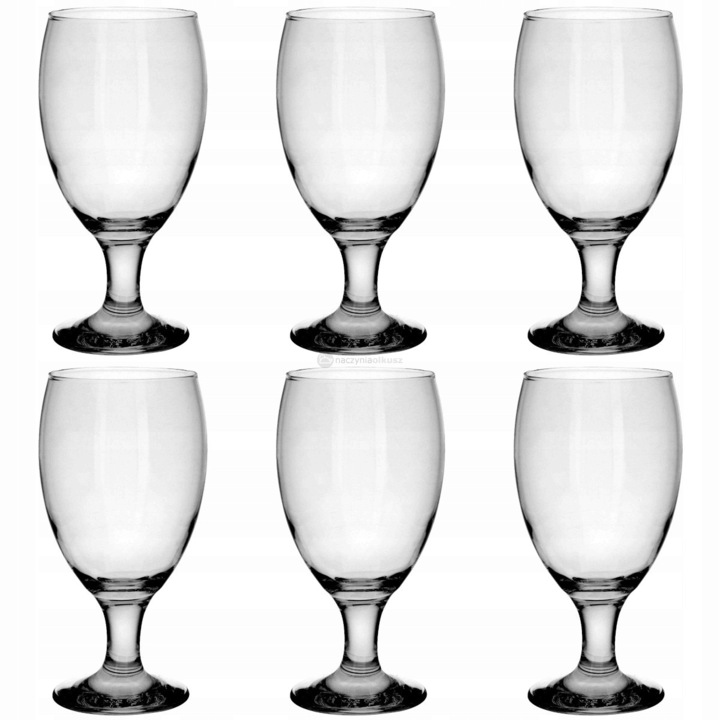 Комплект 6 чаши за вода LAV Empire 590ml, прозрачно стъкло