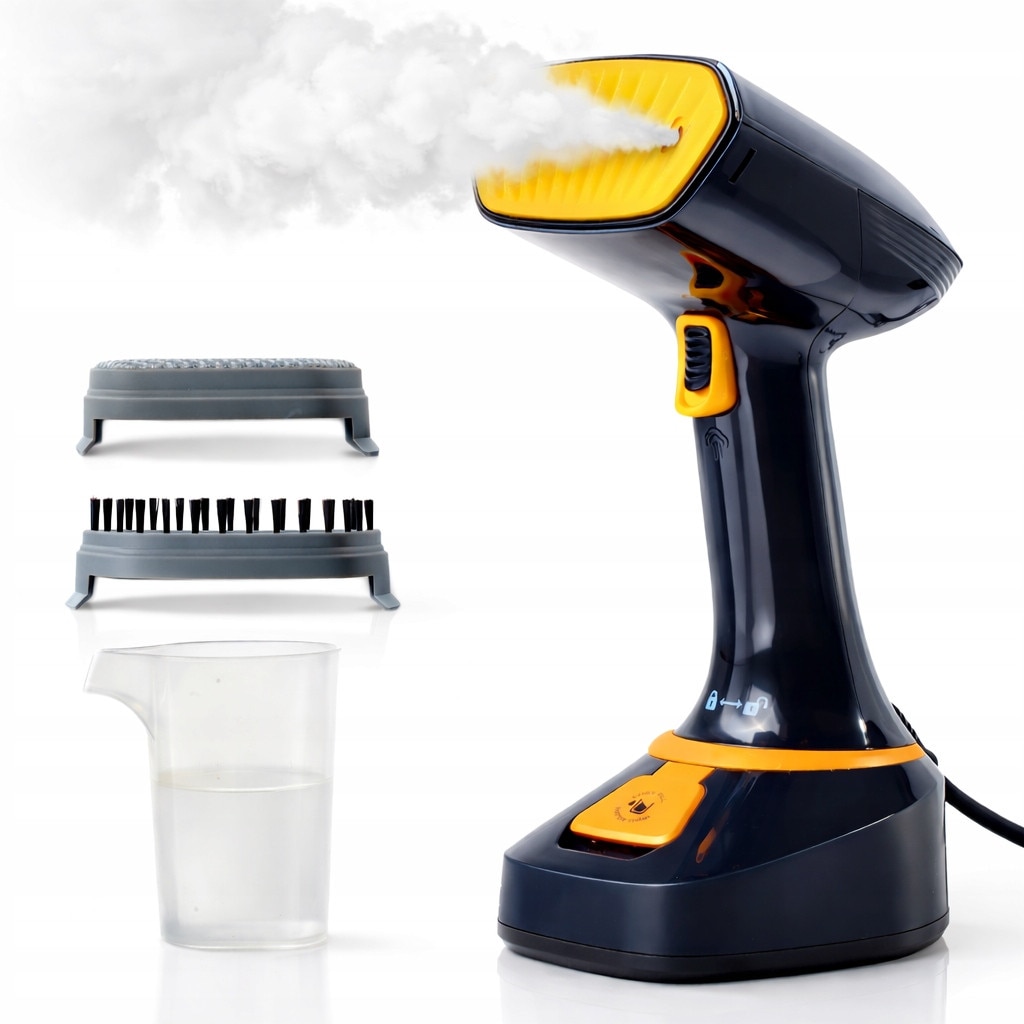 Parownica Riwall RX-01 7in1, 1700W, negru-portocaliu, 320ml