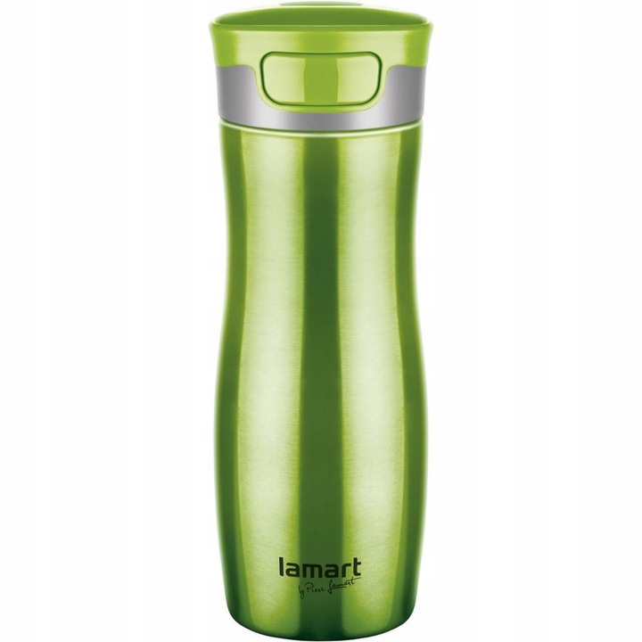 Lamart LT4031 termosz bögre, zöld, 0.48L, rozsdamentes acél