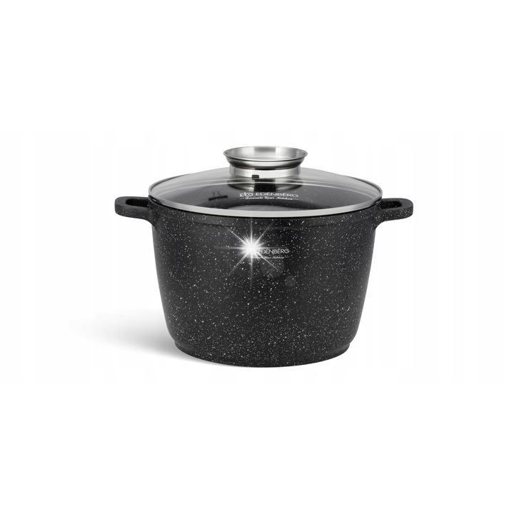 Тенджера Edenberg 6.2L мрамор 24x16.5cm индукция