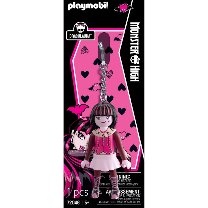 Playmobil Monster High kulcstartó, Draculaura