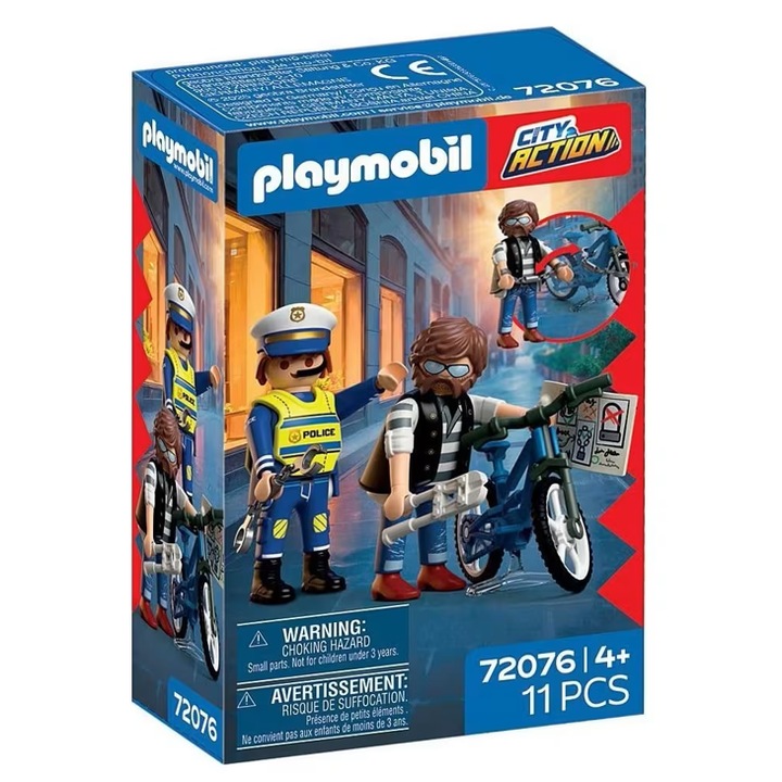 Playmobil City Action, A biciklitolvaj elfogása