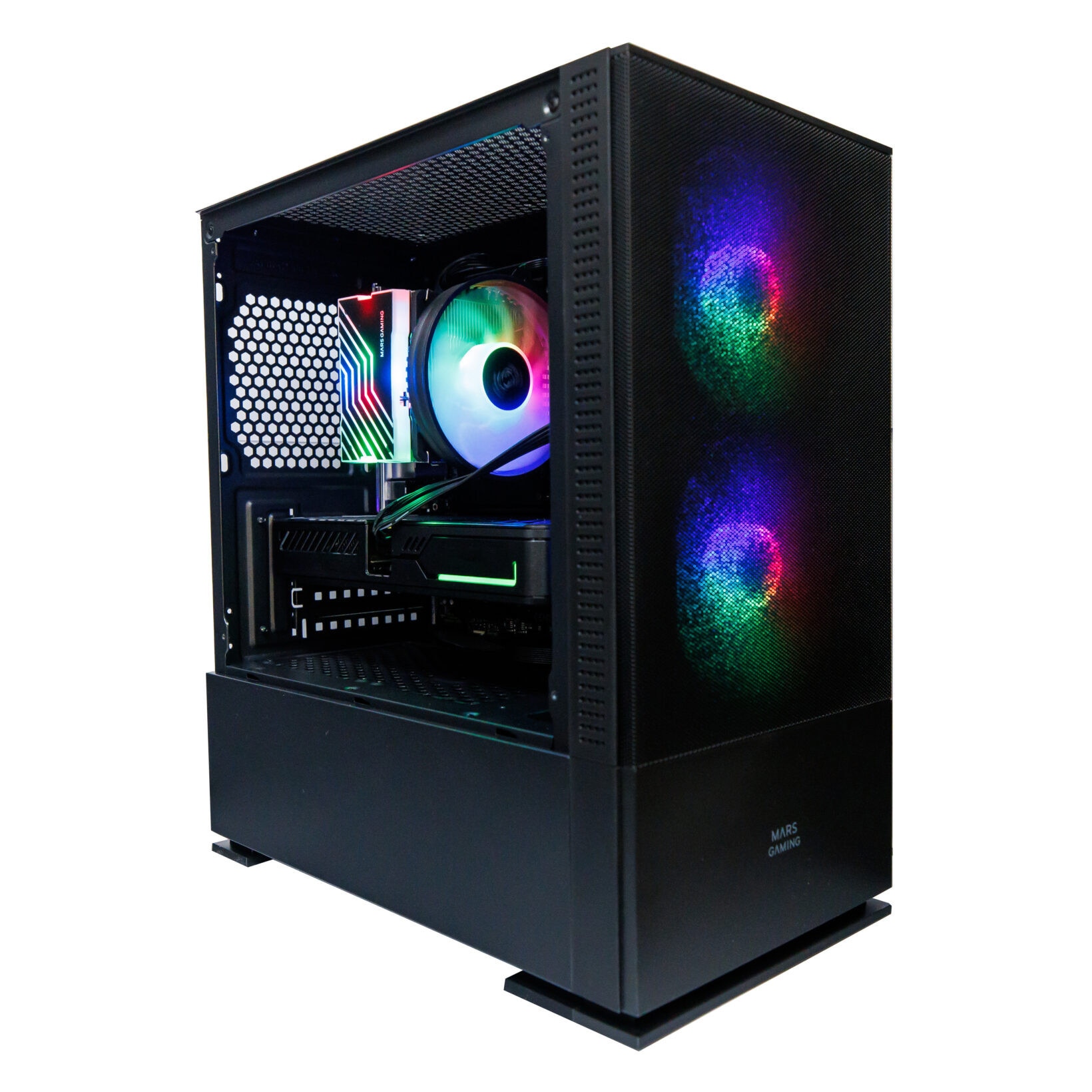 Sistem Desktop PC Gaming GRT MESH cu procesor Intel® Core™ i5-12400F ...