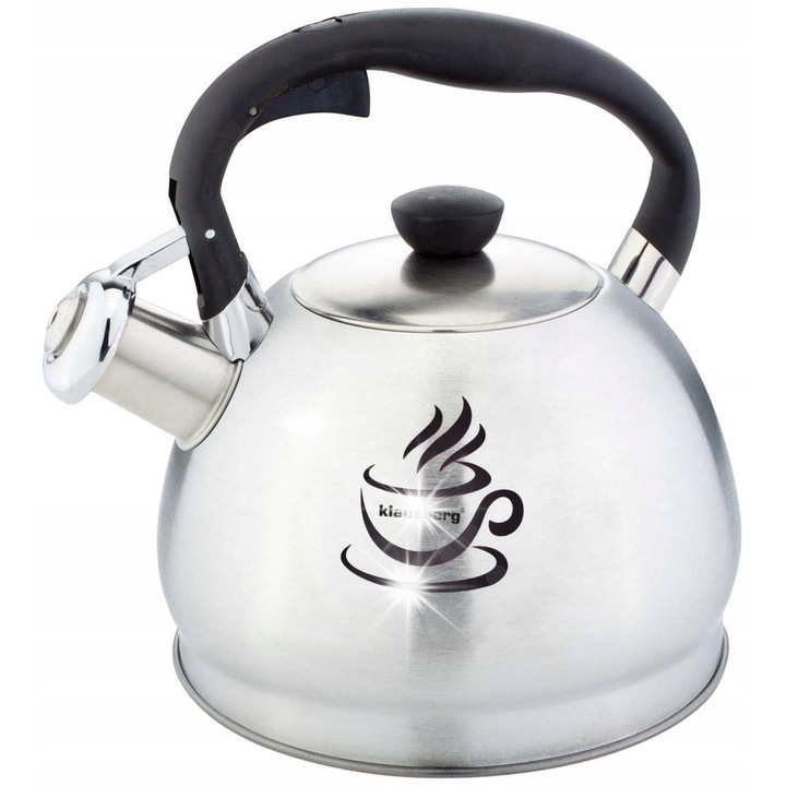 Ceainic Klausberg 1.8L inox argintiu 16cm