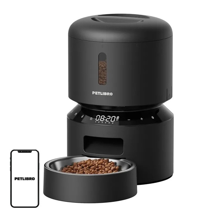 PETLIBRO Granary – Háziállat-tápellátó, 3 l (fekete)
