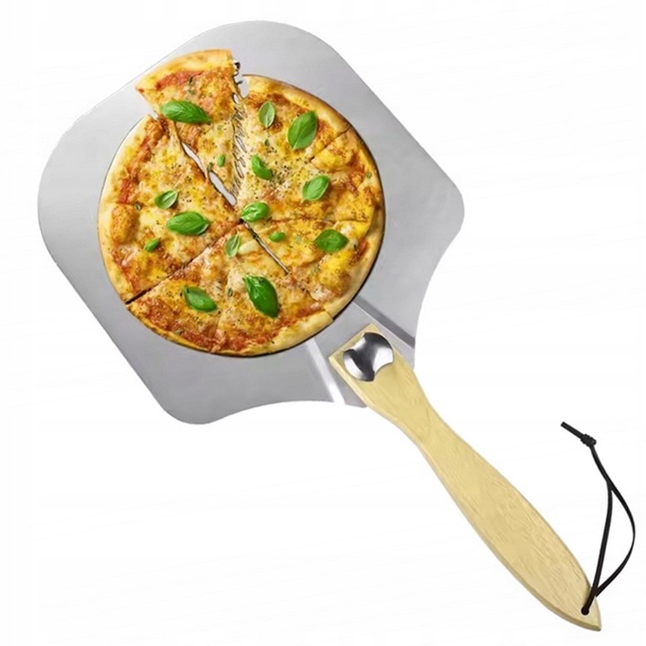 Lopata pizza Brunbeste pliabila inox lemn 30,5x60cm argintiu