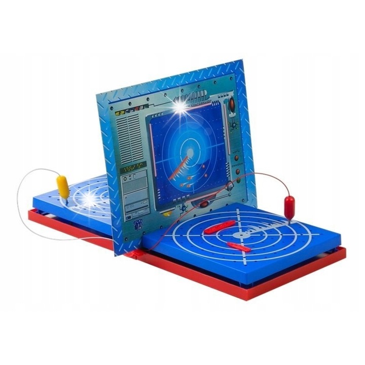 LEAN Toys elektronikus hadihajó játék, 42x29x6cm, tartós műanyag