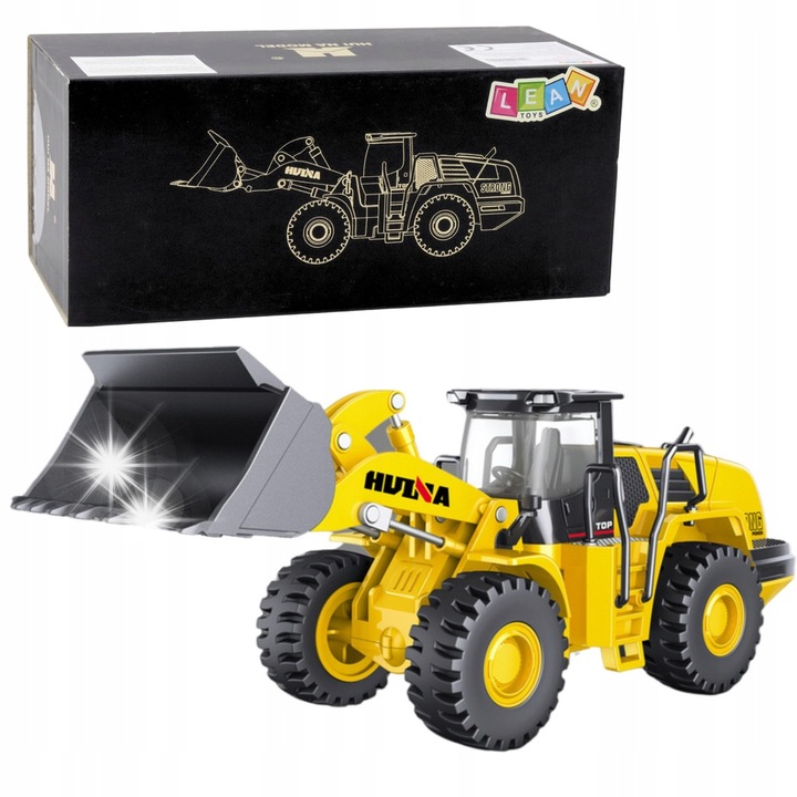 Model metalic incarcator Hui NA 1:50 galben cu roti cauciuc