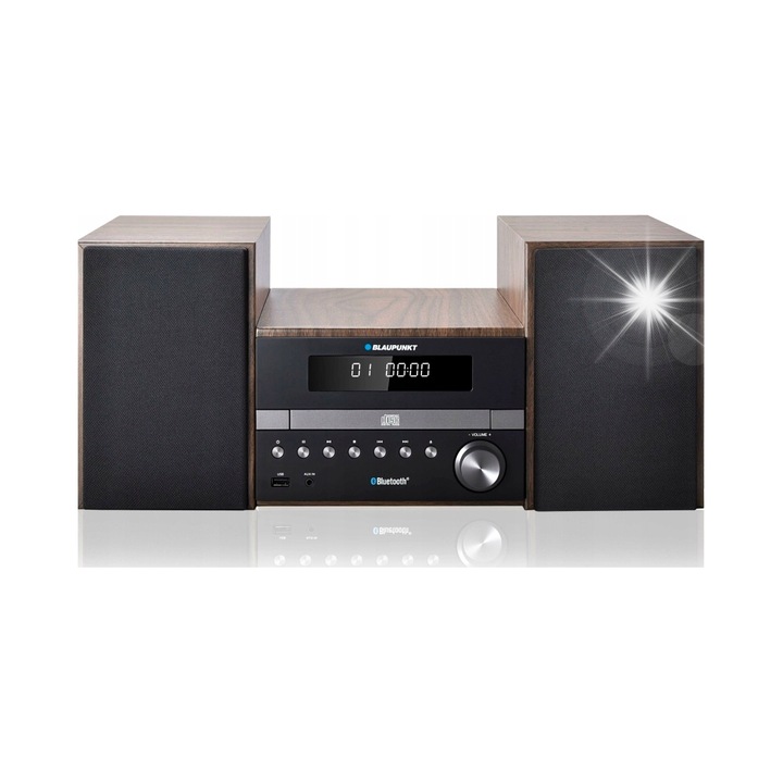 Аудио система Blaupunkt MS-46BT Bluetooth CD MP3 черна 200x130x230mm
