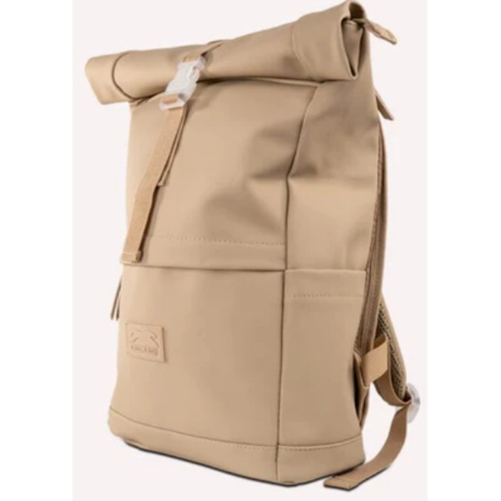 Ruscsac roll-top - Bej, Poliester, Bej