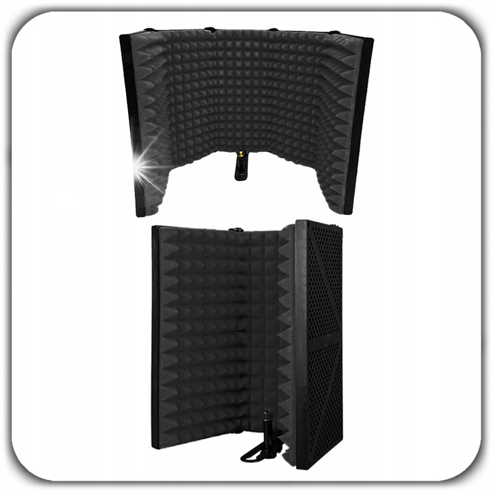 Akusztikus kabin 5 panel Pixel fekete, hangszigetelés