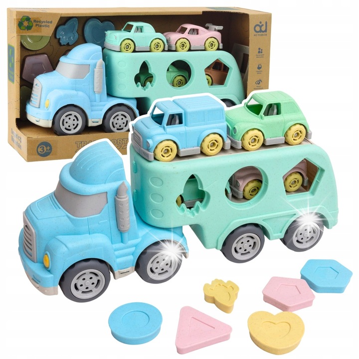 Играчка за сортиране LEAN Toys пастел многоцветна