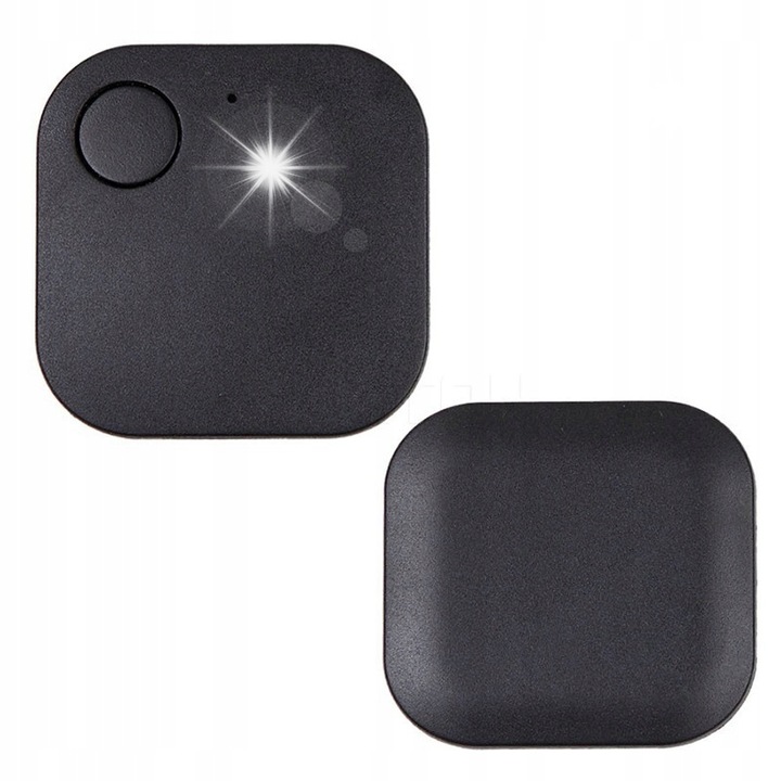 Bluetooth локализатор, черен, 3.4x3.4см, комплект против изгубване