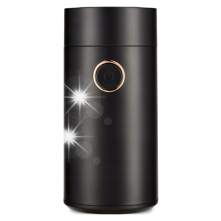 Електрическа мелничка Kamille KM-6731, 150W, черна, 9x19.5см