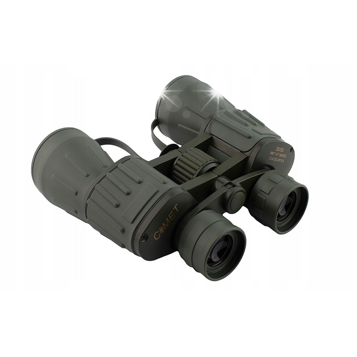 Бинокъл Comet LR-042 20x50 зелен 17.5x19.6cm